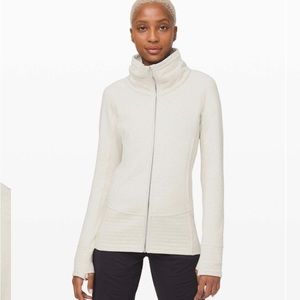 Lululemon Radiant Jacket II - Heathered Light Ivory - 6 - small/medium